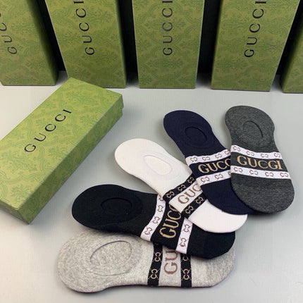 GUCCI 26S NO-SHOW SOCKS 314771 (1 BOX)