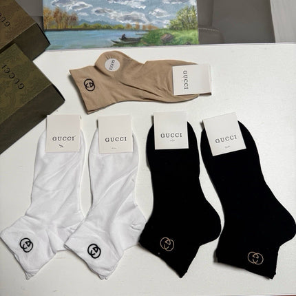 GUCCI 26S ANKLE SOCKS 398789 (1 BOX)