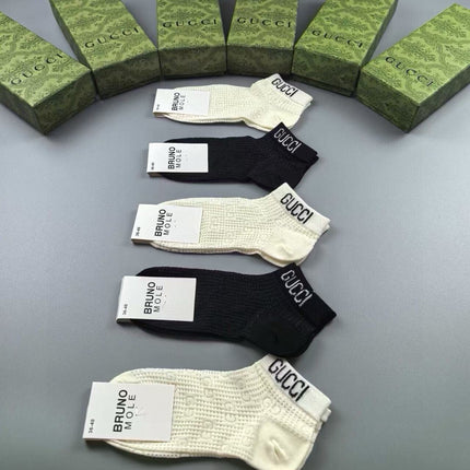 GUCCI 26S ANKLE SOCKS 408747 (1 BOX)