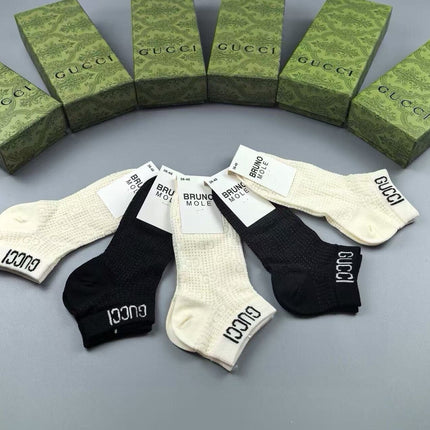 GUCCI 26S ANKLE SOCKS 408747 (1 BOX)