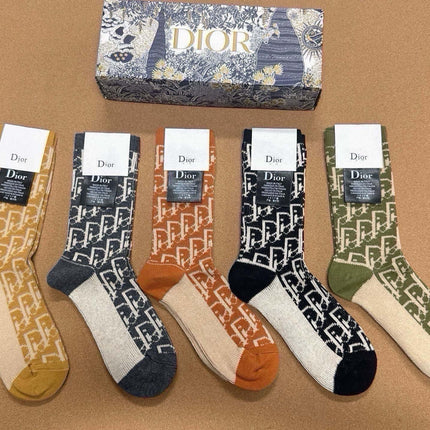 DIOR 26S CREW SOCKS 412447 (1 BOX)