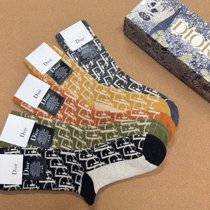 DIOR 26S CREW SOCKS 412447 (1 BOX)