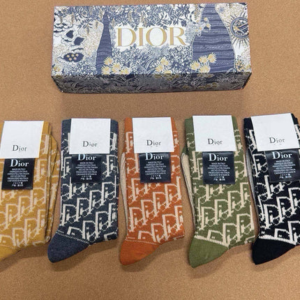 DIOR 26S CREW SOCKS 412447 (1 BOX)
