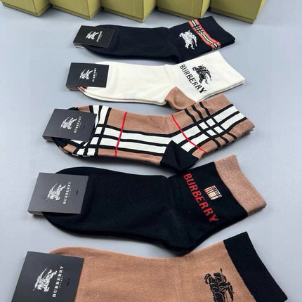 BURBERRY 26S ANKLE SOCKS 412463 (1 BOX)