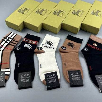 BURBERRY 26S ANKLE SOCKS 412463 (1 BOX)