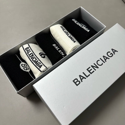 BALENCIAGA 26S ANKLE SOCKS 421177 (1 BOX)