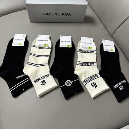 BALENCIAGA 26S ANKLE SOCKS 421177 (1 BOX)