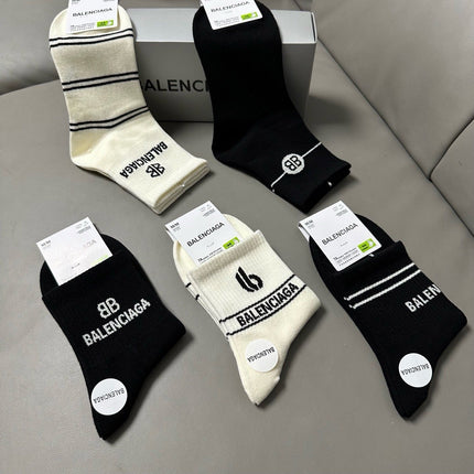 BALENCIAGA 26S ANKLE SOCKS 421177 (1 BOX)