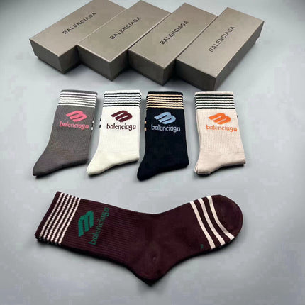 BALENCIAGA 26S CREW SOCKS 423096 (1 BOX)