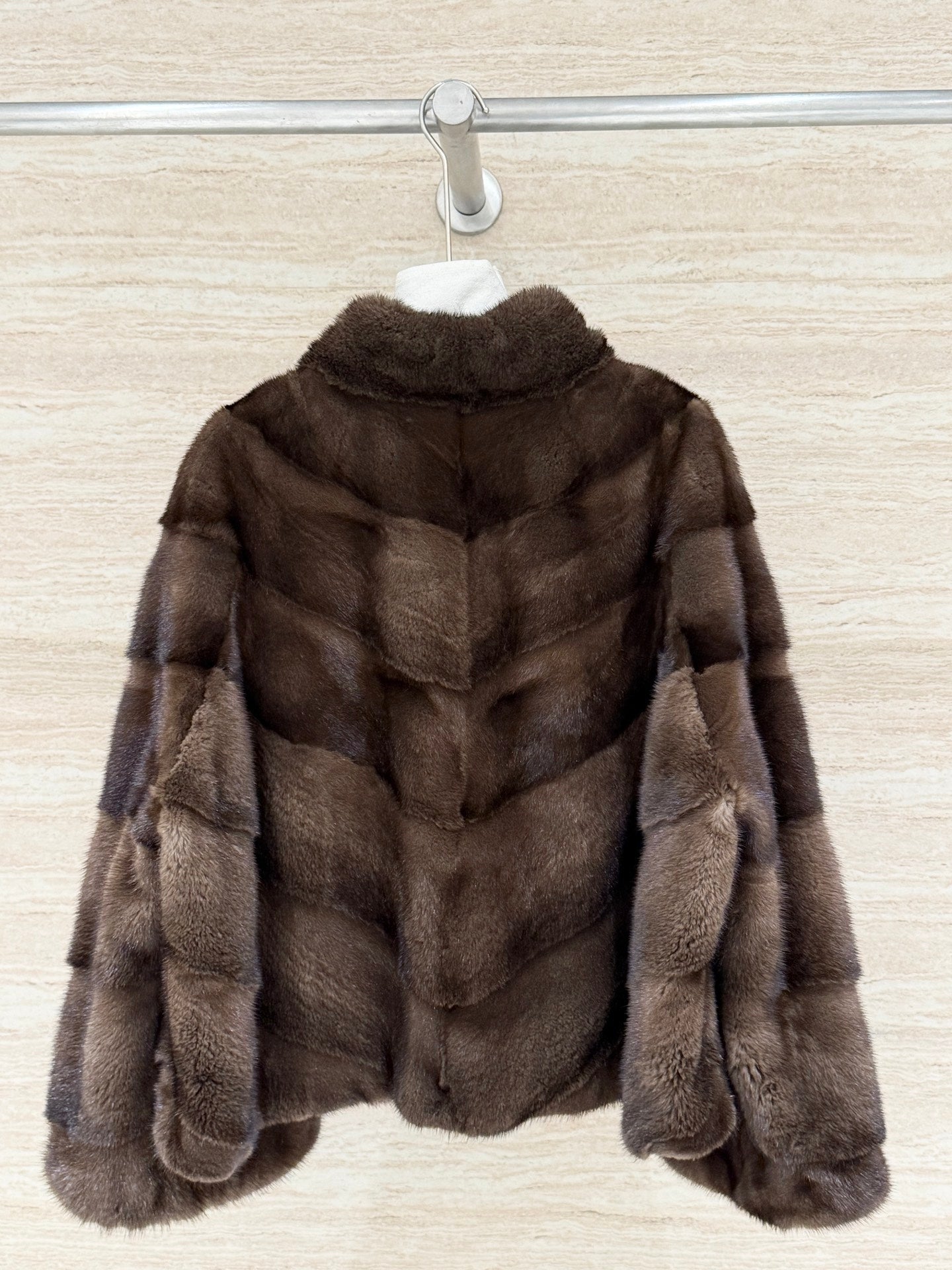 DIOR 25S STAND-COLLAR MINK FUR JACKET 776