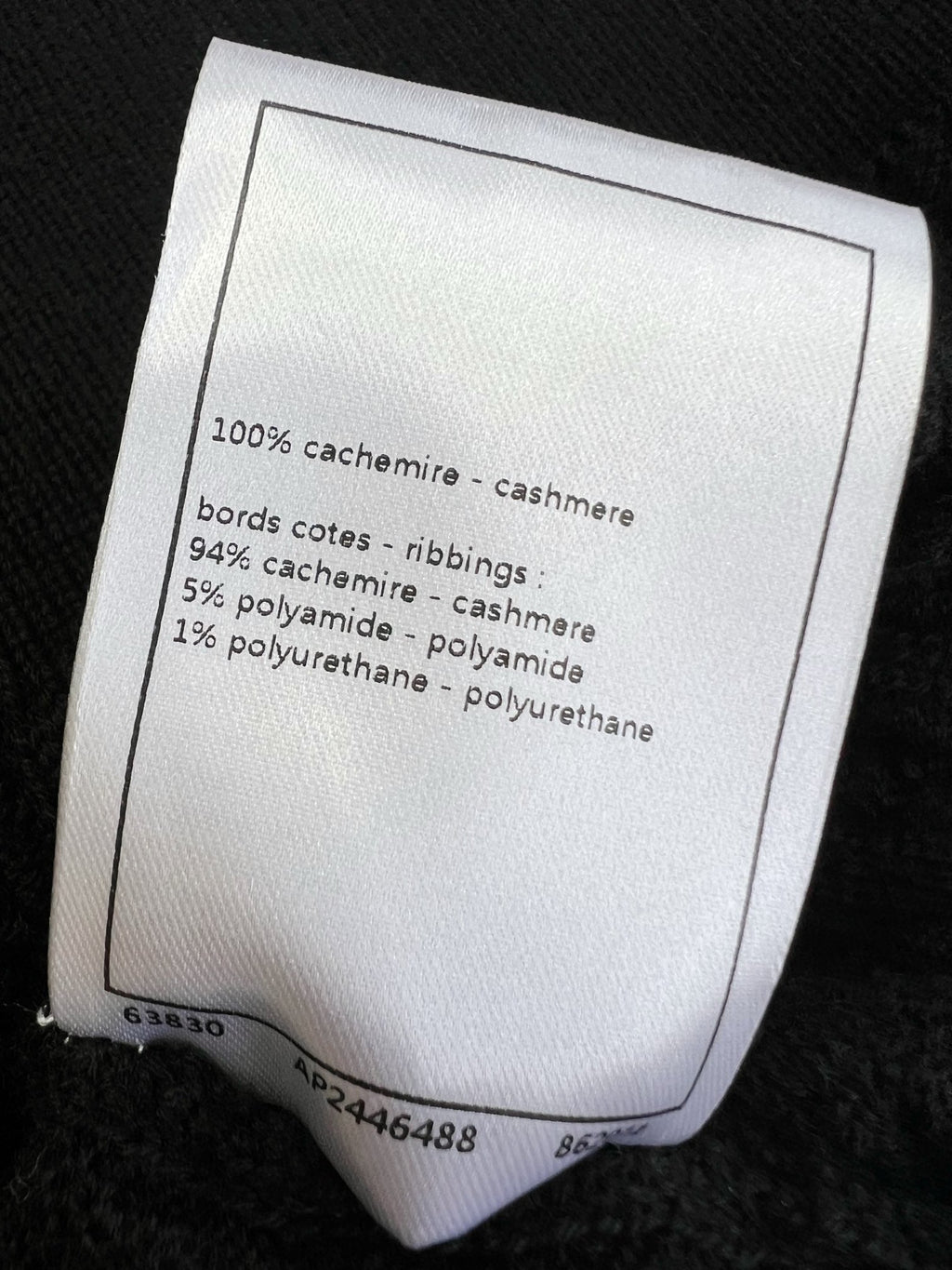 CC Vest Black Wool