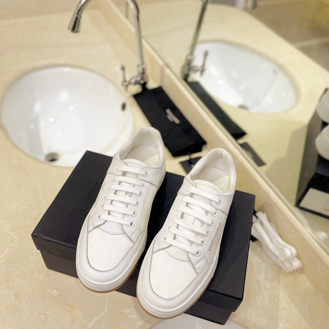 SL SL/61 SNEAKERS WHITE CALFSKIN