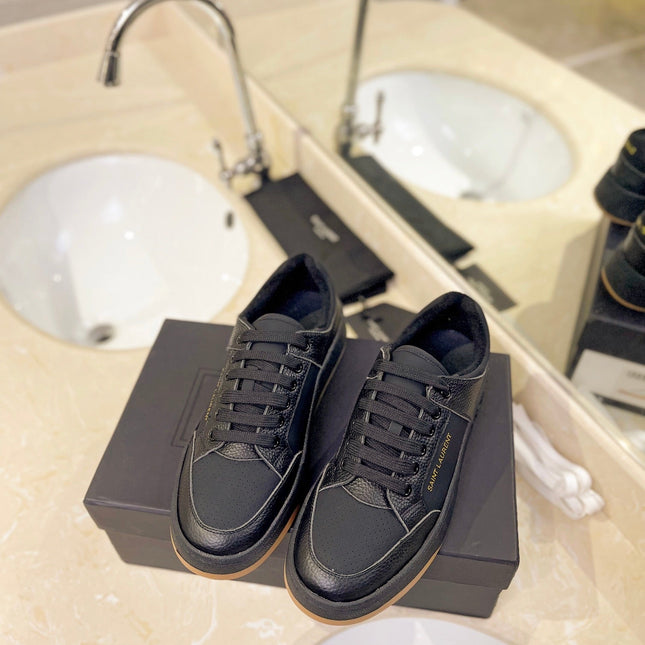 SL SL/61 SNEAKERS BLACK CALFSKIN