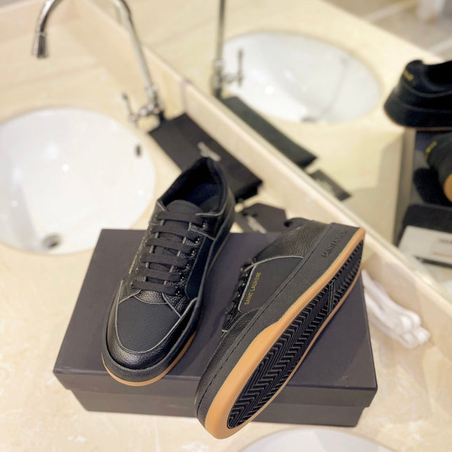 SL SL/61 SNEAKERS BLACK CALFSKIN