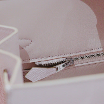 HM 25S BIRKIN 25 CM IN BABY PINK EPSOM WITH SILVER HARDWARE