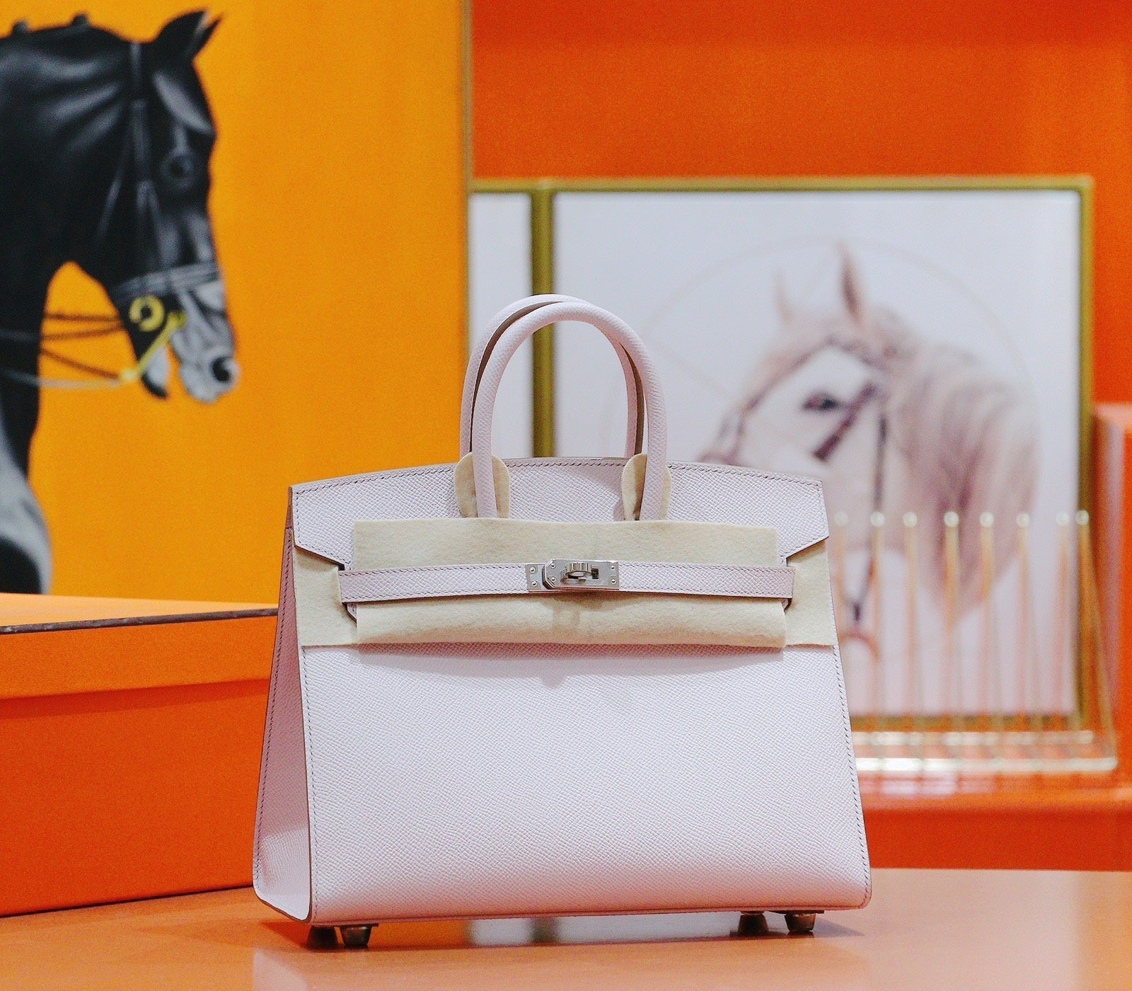 HM 25S BIRKIN 25 CM IN BABY PINK EPSOM WITH SILVER HARDWARE