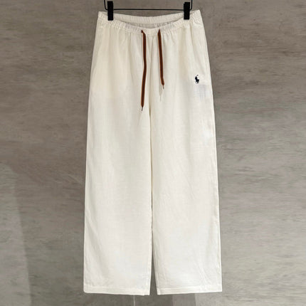 RALPH LAUREN 26S DRAWSTRING WIDE-LEG PANTS 611