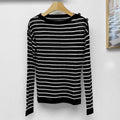 DIOR 25S OFF-SHOULDER STRIPED TOP 550