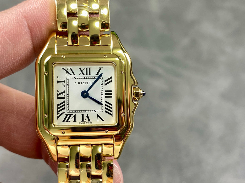 PANTHÈRE CARTIER WATCH IN GOLD CASE