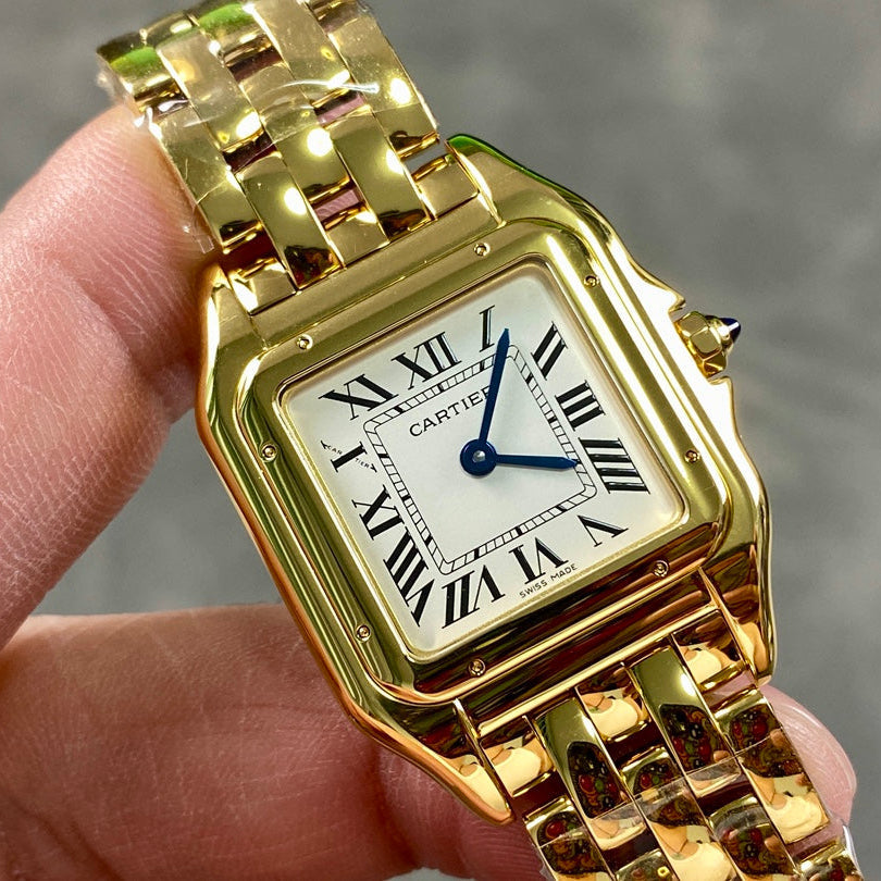 PANTHÈRE CARTIER WATCH IN GOLD CASE