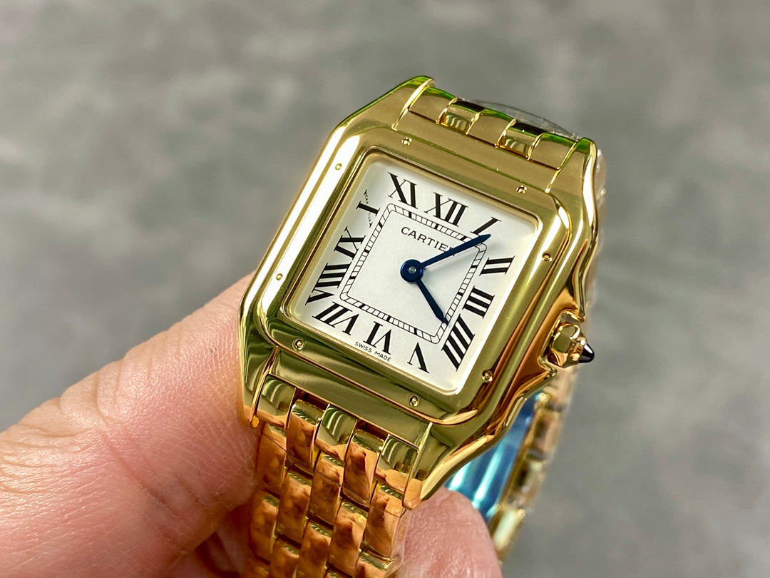 PANTHÈRE CARTIER WATCH IN GOLD CASE