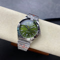 CHRONOMAT AUTOMATIC GMT 40 ALL STEEL OLIVE GREEN DIAL