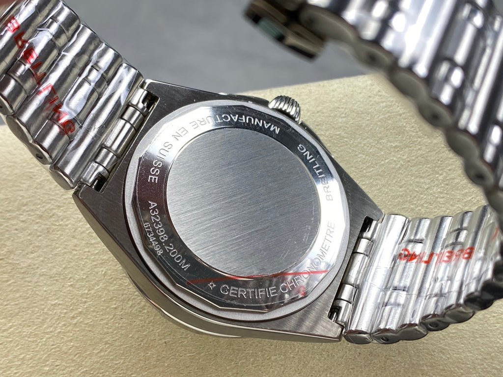 CHRONOMAT AUTOMATIC GMT 40 ALL STEEL OLIVE GREEN DIAL