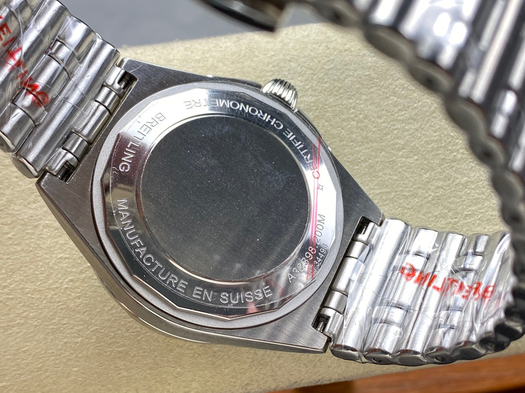 CHRONOMAT AUTOMATIC GMT 40 ALL STEEL NAVY BLUE DIAL