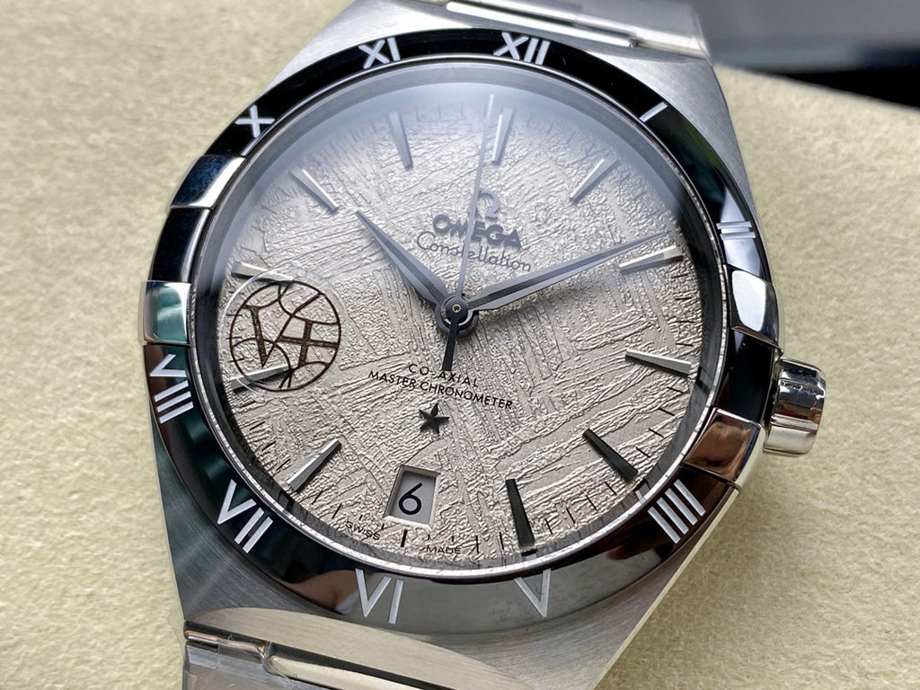 CONSTELLATION 41 MM WATCH SILVER CASE WITH GRAY PASTEL DIAL