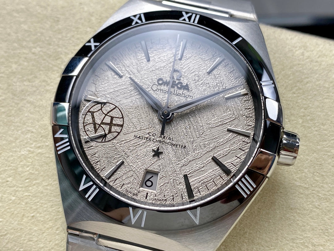 CONSTELLATION 41 MM WATCH SILVER CASE WITH GRAY PASTEL DIAL