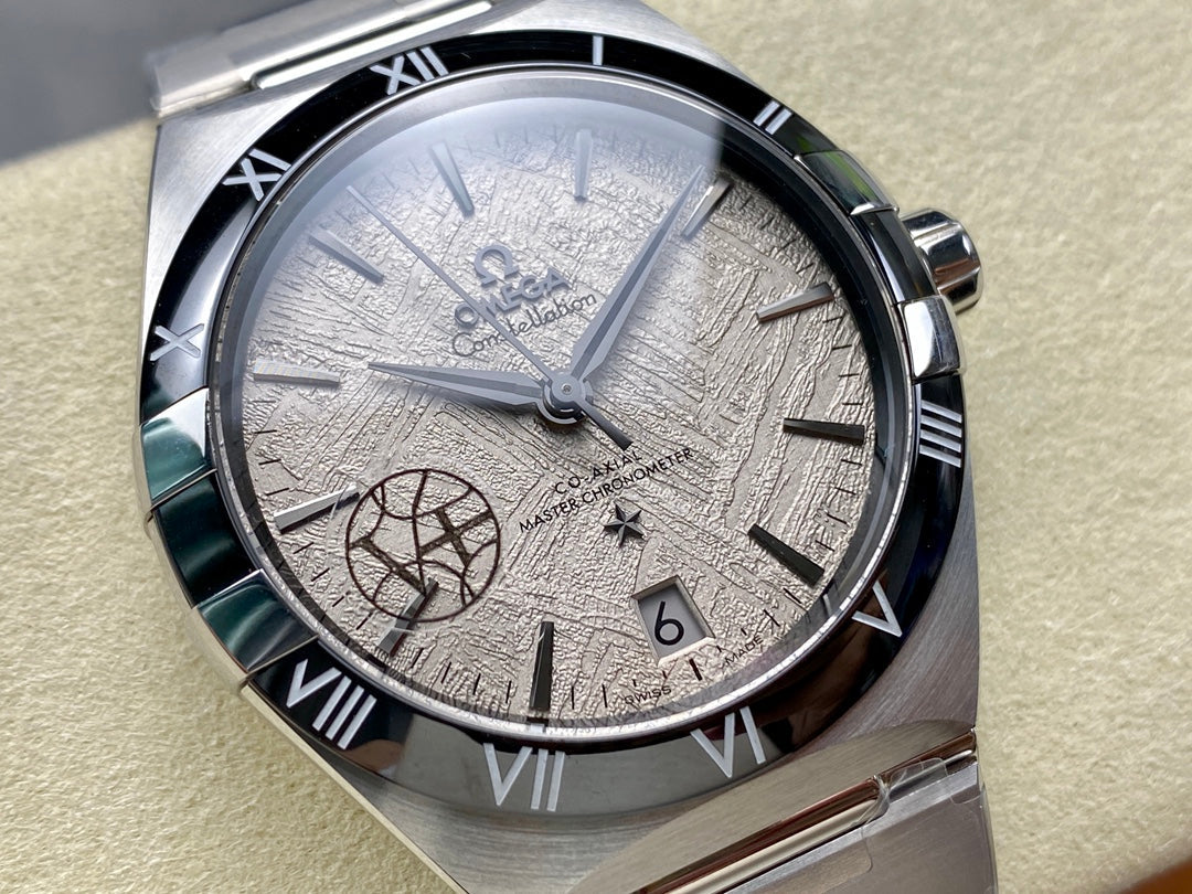 CONSTELLATION 41 MM WATCH SILVER CASE WITH GRAY PASTEL DIAL