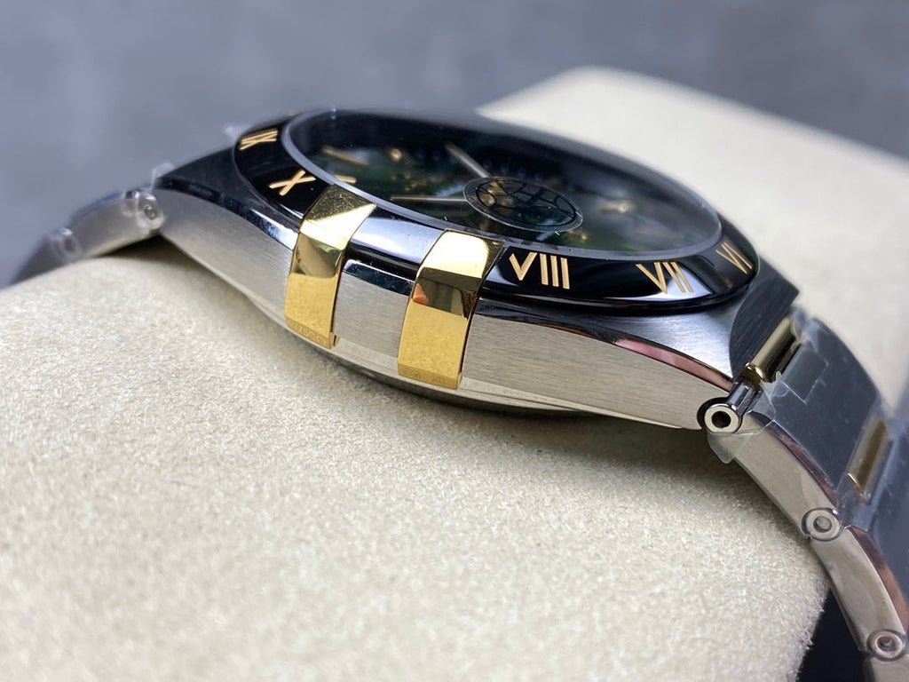 CONSTELLATION 41 MM WATCH SILVER MIX GOLD CASE WITH JUNGLE GREEN DIAL