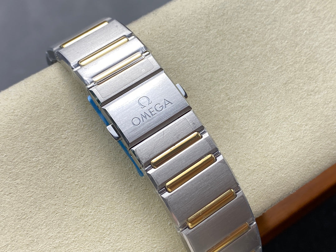 CONSTELLATION 41 MM WATCH SILVER MIX GOLD CASE WITH JUNGLE GREEN DIAL