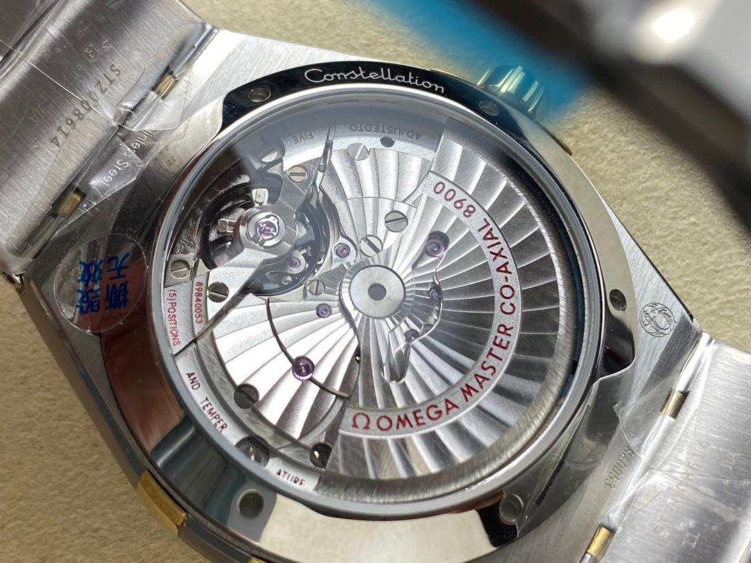 CONSTELLATION 41 MM WATCH SILVER MIX GOLD CASE WITH JUNGLE GREEN DIAL