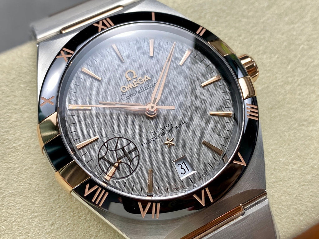CONSTELLATION 41 MM WATCH SILVER MIX GOLD CASE WITH GRAY DIAL