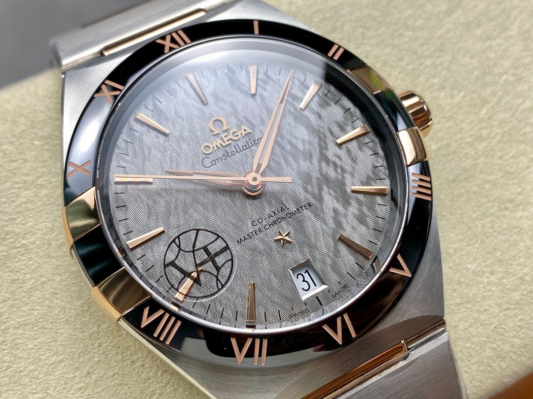 CONSTELLATION 41 MM WATCH SILVER MIX GOLD CASE WITH GRAY DIAL