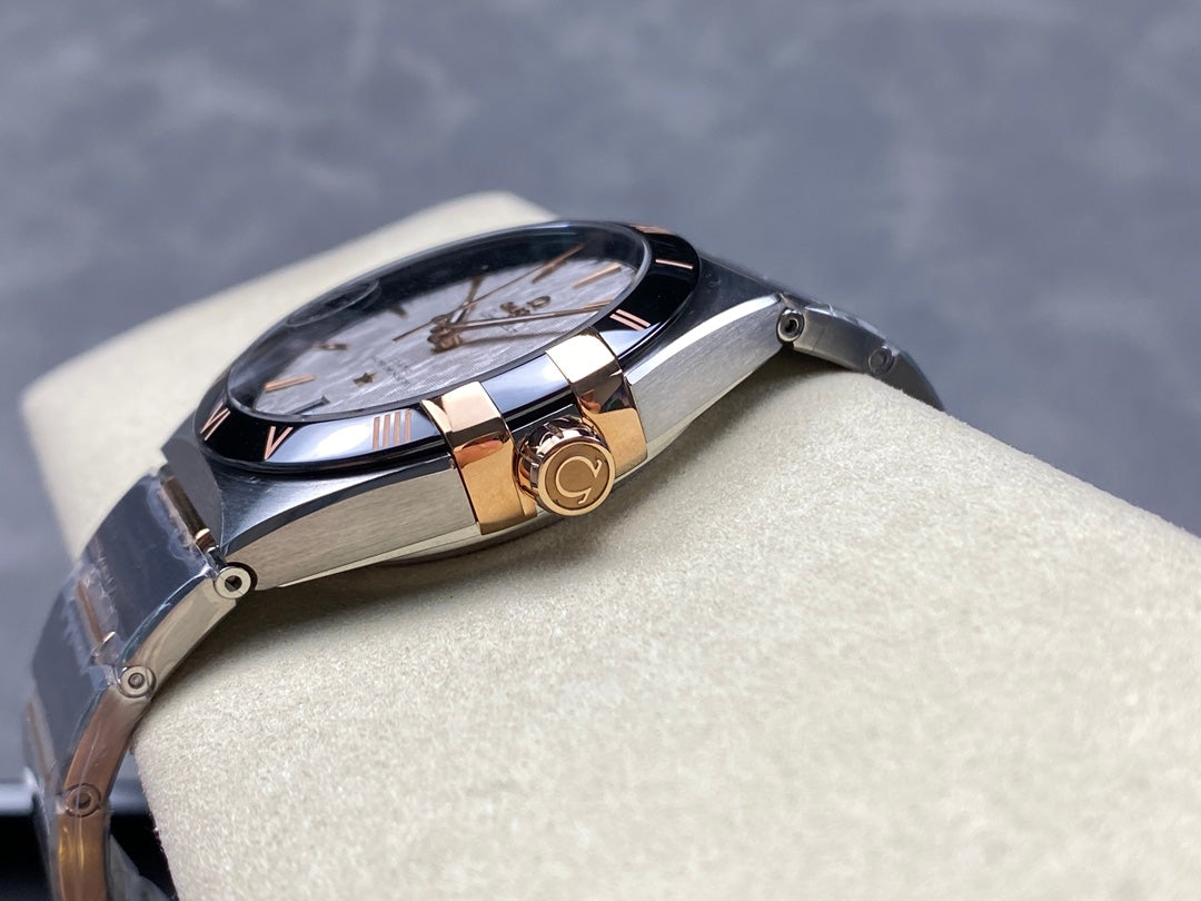 CONSTELLATION 41 MM WATCH SILVER MIX GOLD CASE WITH GRAY DIAL
