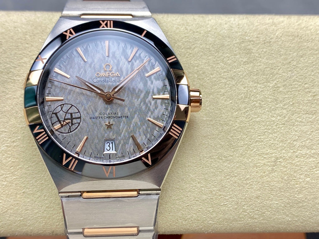CONSTELLATION 41 MM WATCH SILVER MIX GOLD CASE WITH GRAY DIAL