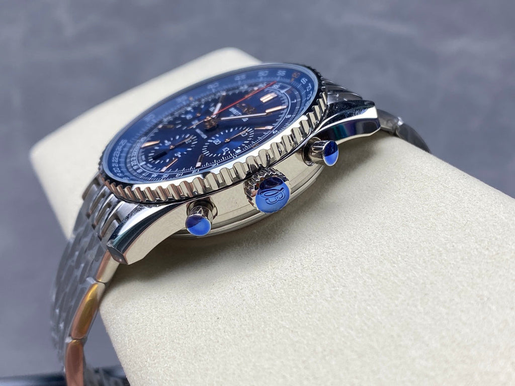 NAVITIMER B01 CHRONOGRAPH 43 ALL STEEL BLUE DIAL