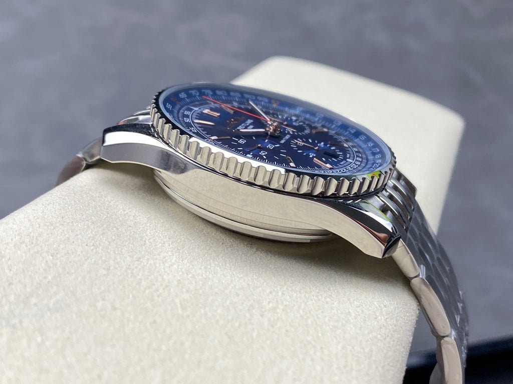 NAVITIMER B01 CHRONOGRAPH 43 ALL STEEL BLUE DIAL