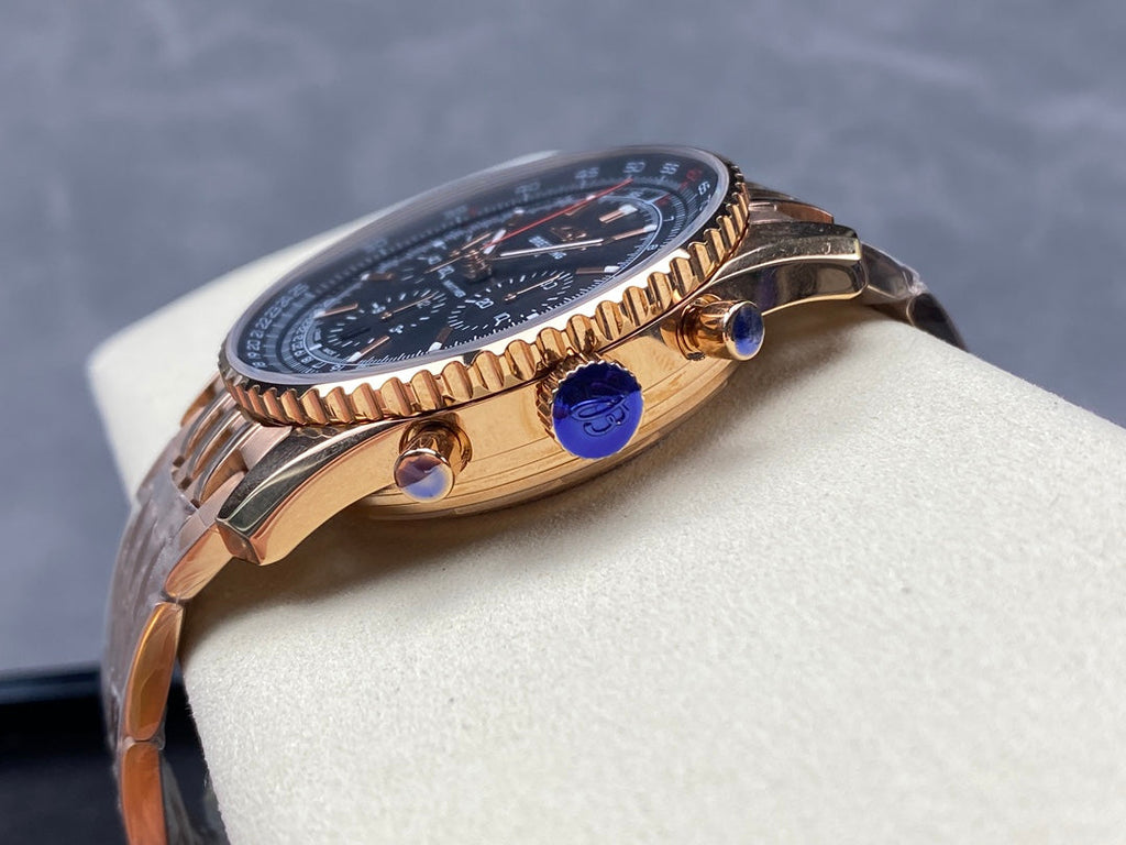 NAVITIMER B01 CHRONOGRAPH 43 ALL RED GOLD BLACK DIAL
