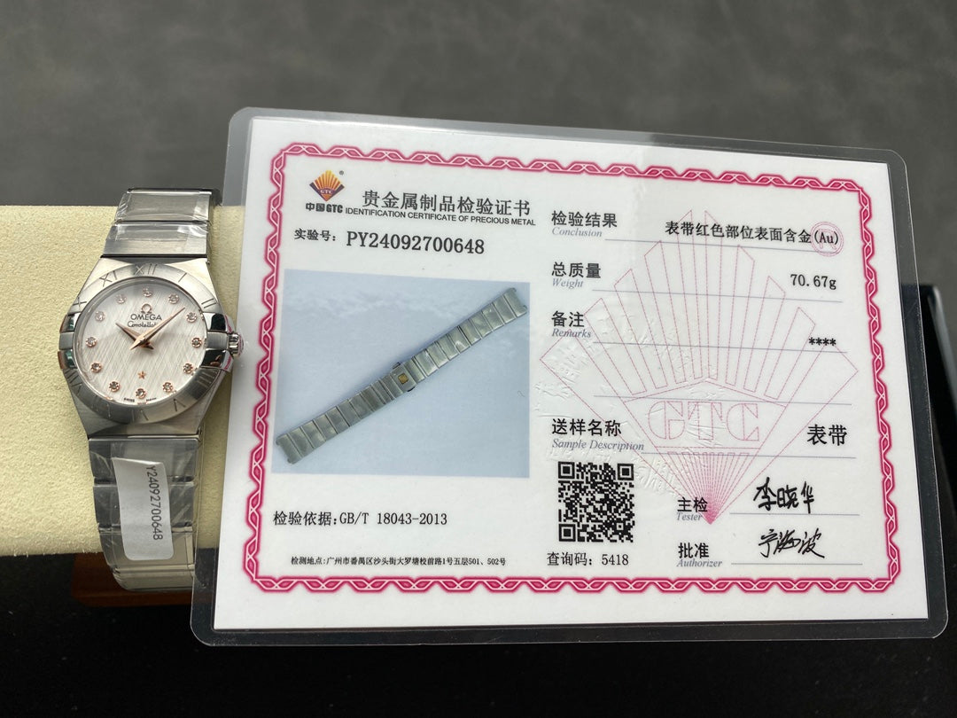 CONSTELLATION PETITE WATCH SILVER CASE