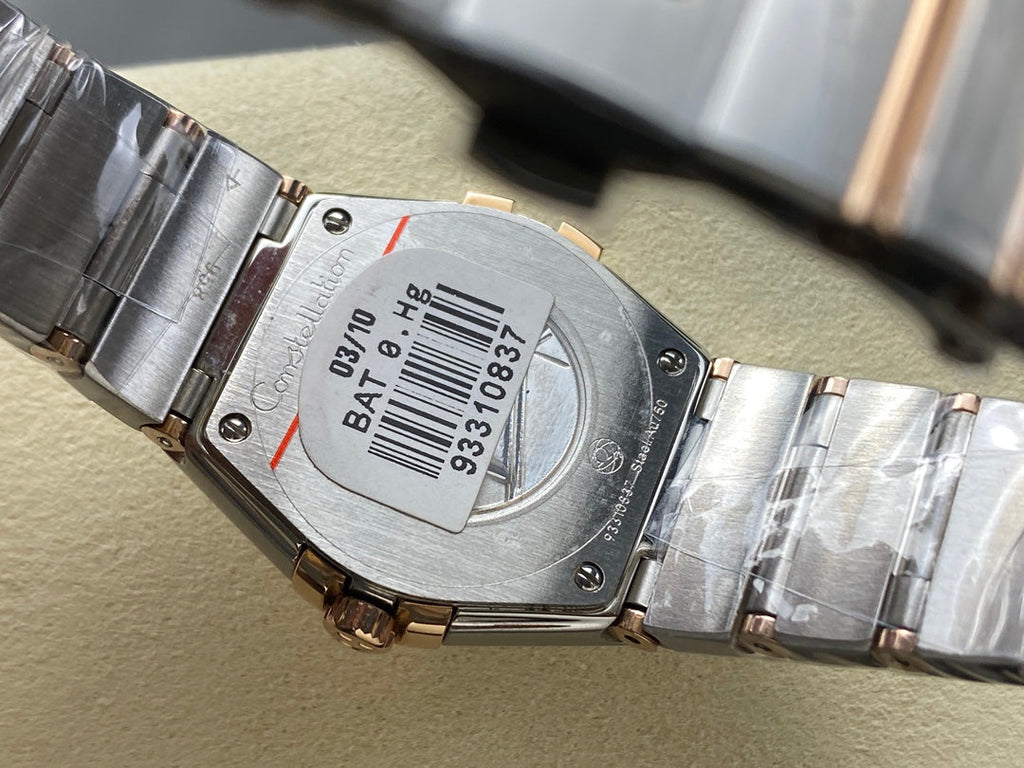 CONSTELLATION PETITE WATCH SILVER AND ROSE GOLD CASE