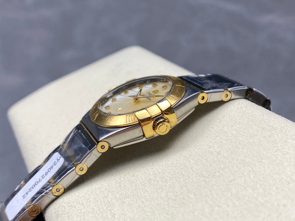 CONSTELLATION PETITE WATCH SILVER AND GOLD CASE