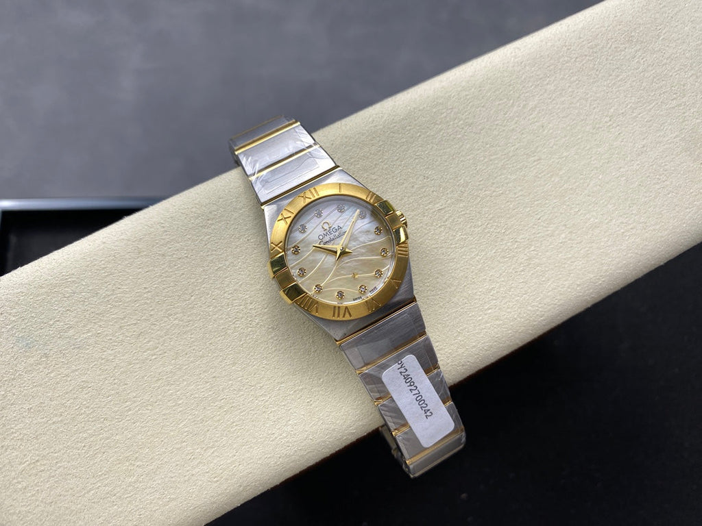 CONSTELLATION PETITE WATCH SILVER AND GOLD CASE