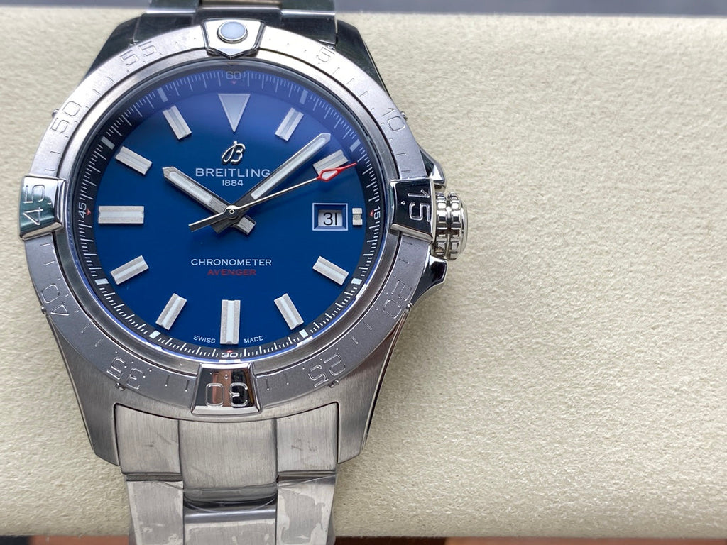 AVENGER AUTOMATIC 42 ALL STEEL BLUE DIAL