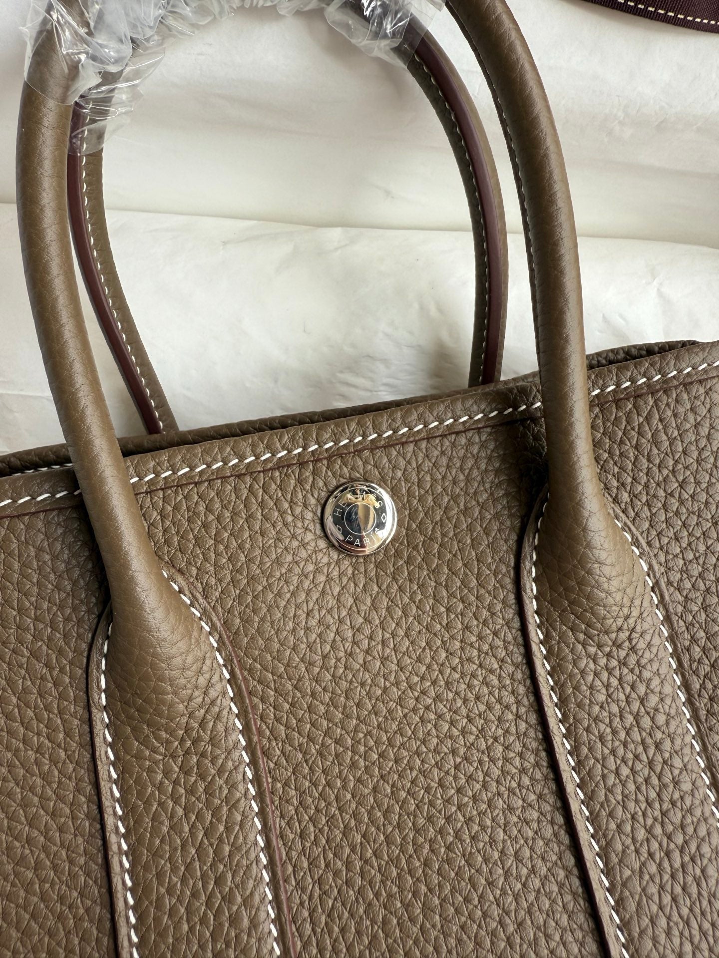 HM 25S GARDEN PARTY 23 CM IN TAUPE BROWN TOGO