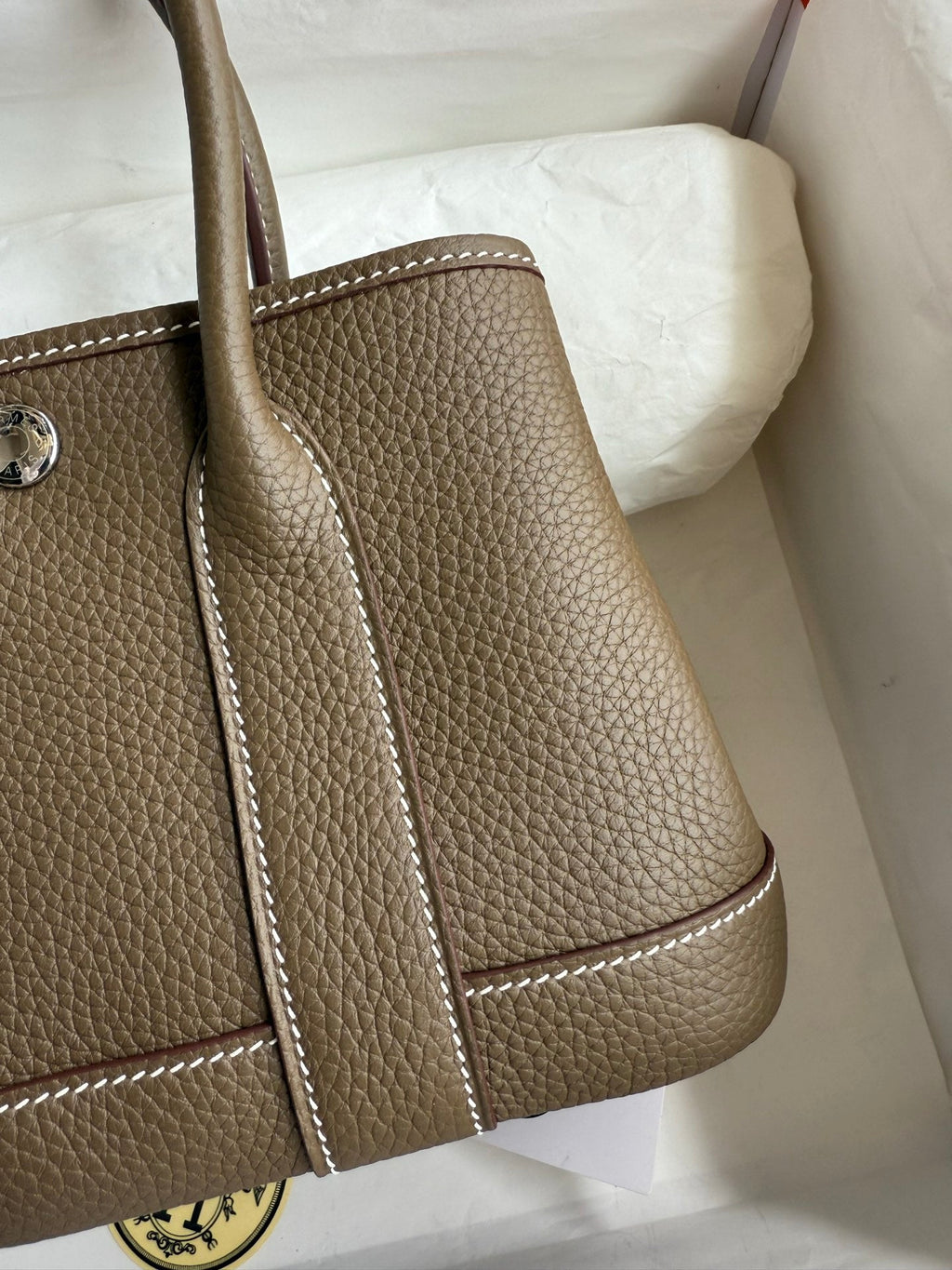 HM 25S GARDEN PARTY 23 CM IN TAUPE BROWN TOGO