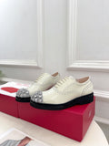 VIV' RANGERS LACE-UPS IN WHITE CALFSKIN