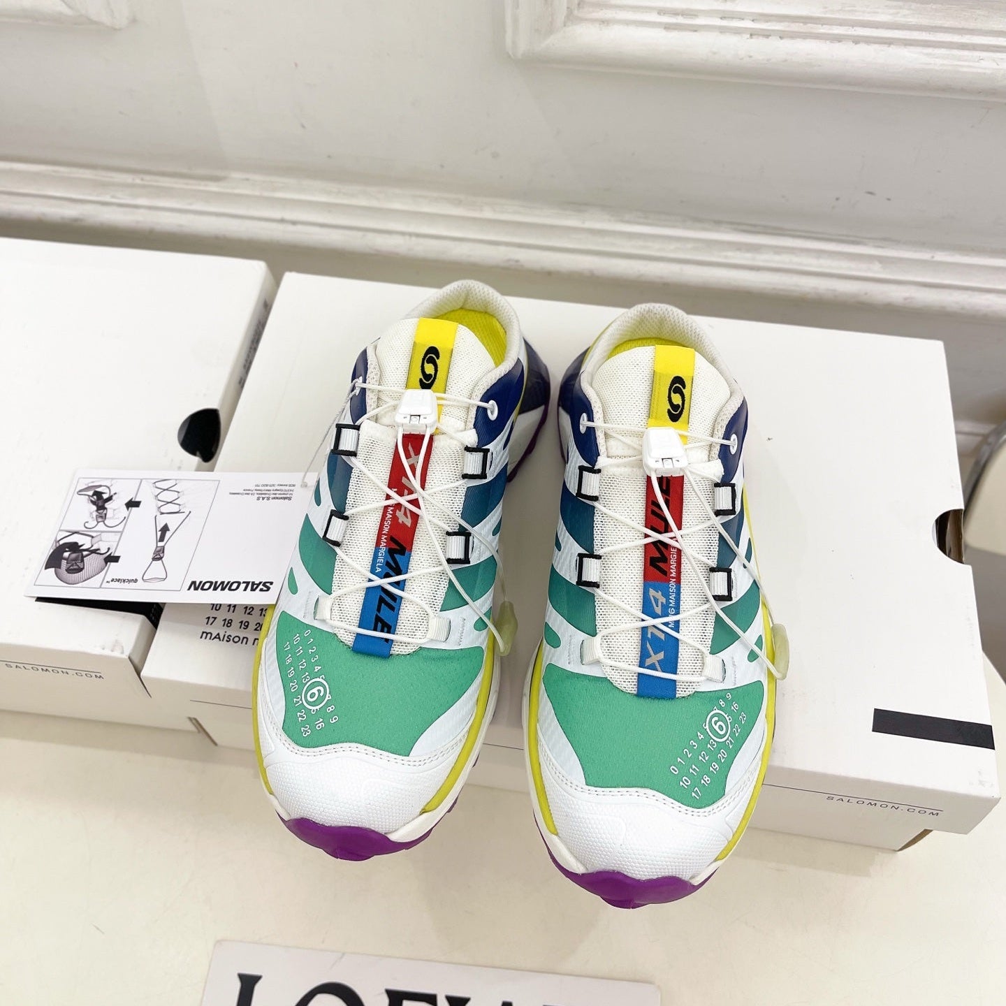 ALO 25S SALOMON XT-6 SNEAKER MULE IN MULTICOLOR TPU STYLE 1